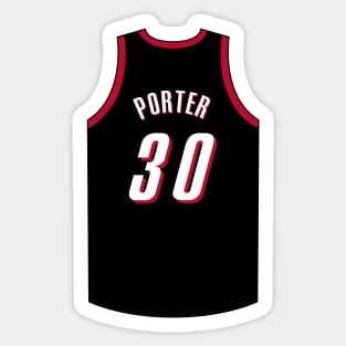 Terry Porter Portland Jersey Qiangy Sticker